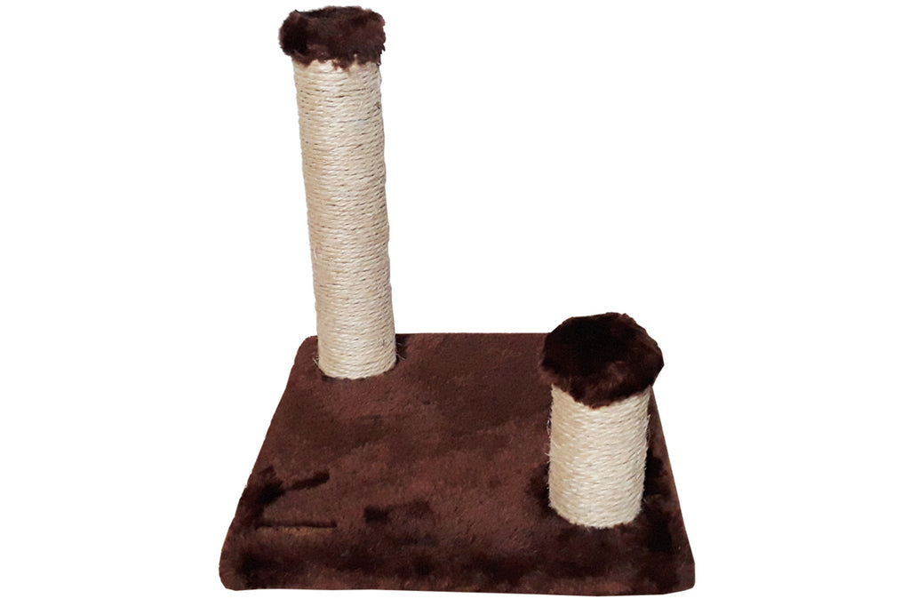 Arranhador para Gatos com 2 Postes de Sisal