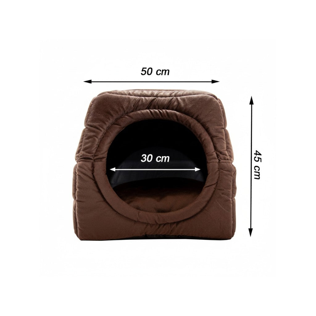 Toca Iglu Pet Confortável – Marrom