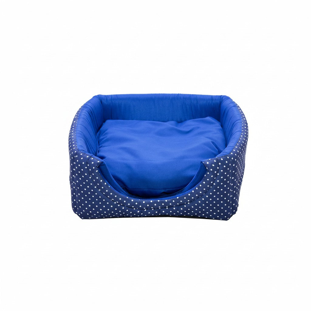 Toca Iglu Pet Confortável – Azul Poá