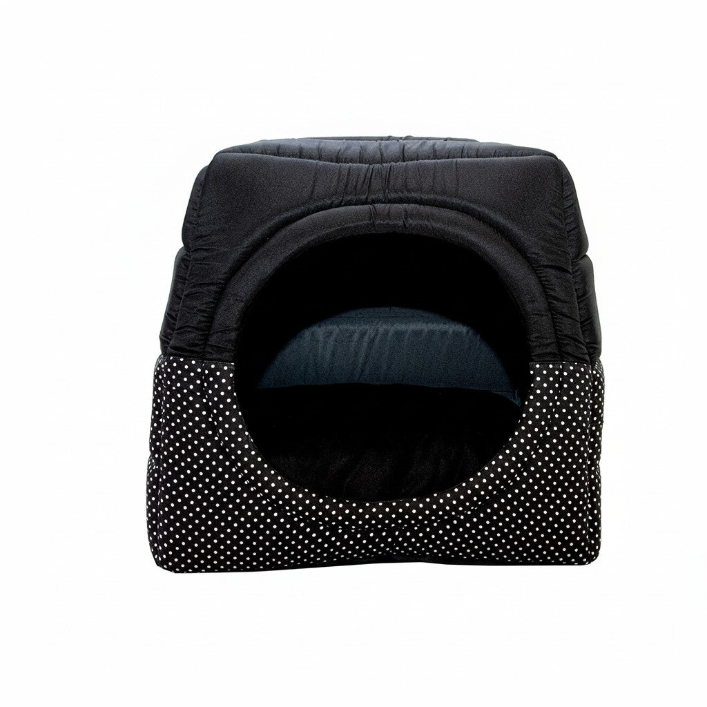 Toca Iglu Pet Confortável – Preto Poá