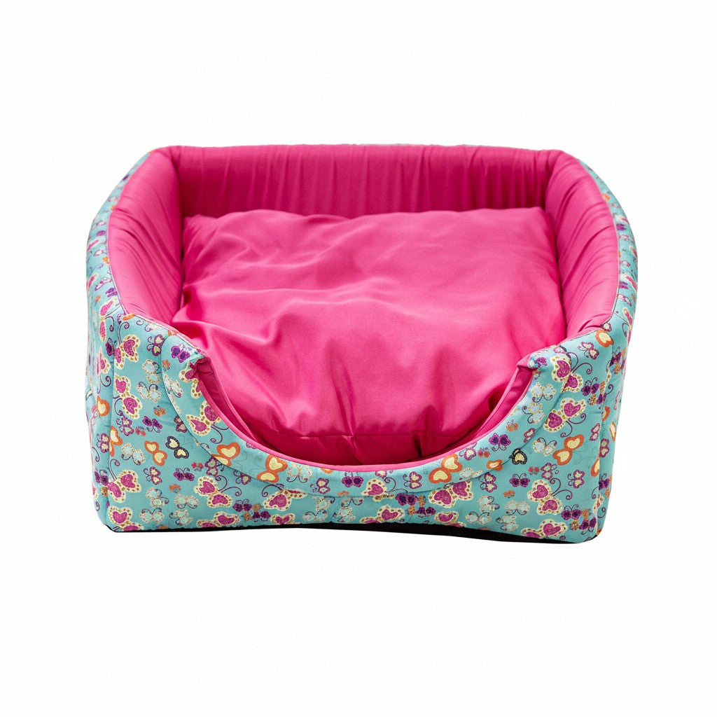 Toca Iglu Pet Confortável – Rosa Borboleta