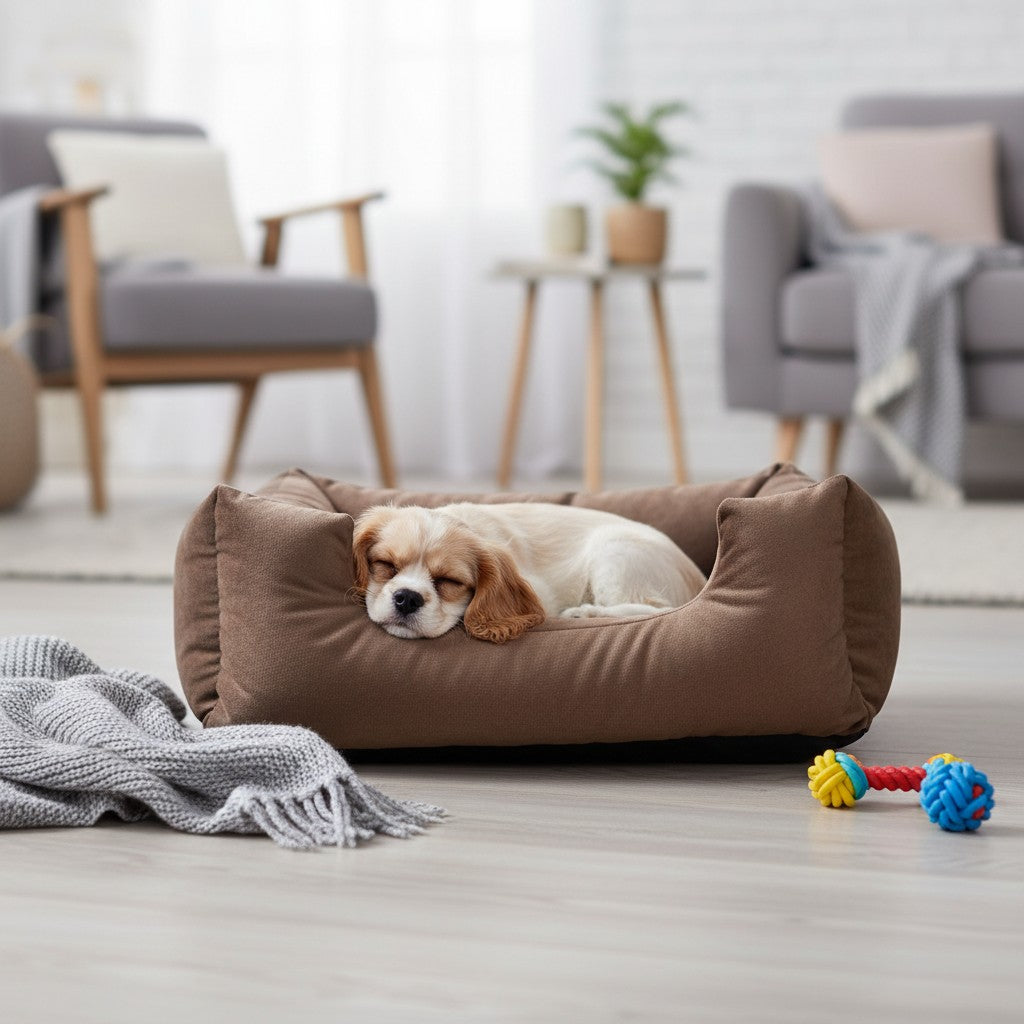 Cama Quadrada Conforto – Marrom