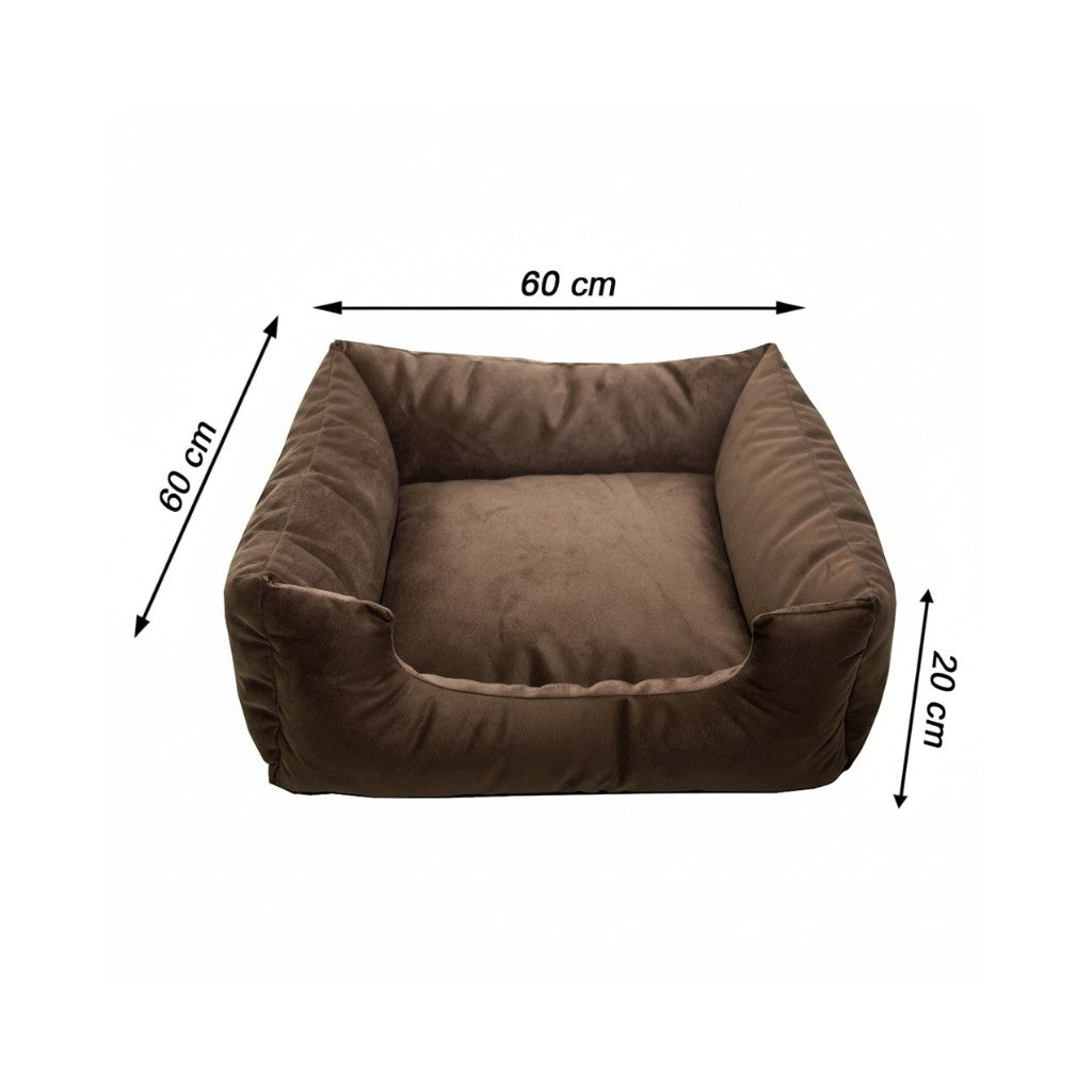Cama Quadrada Conforto – Marrom