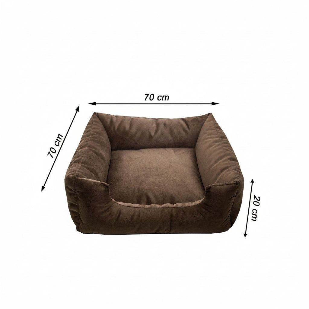 Cama Quadrada Conforto – Marrom