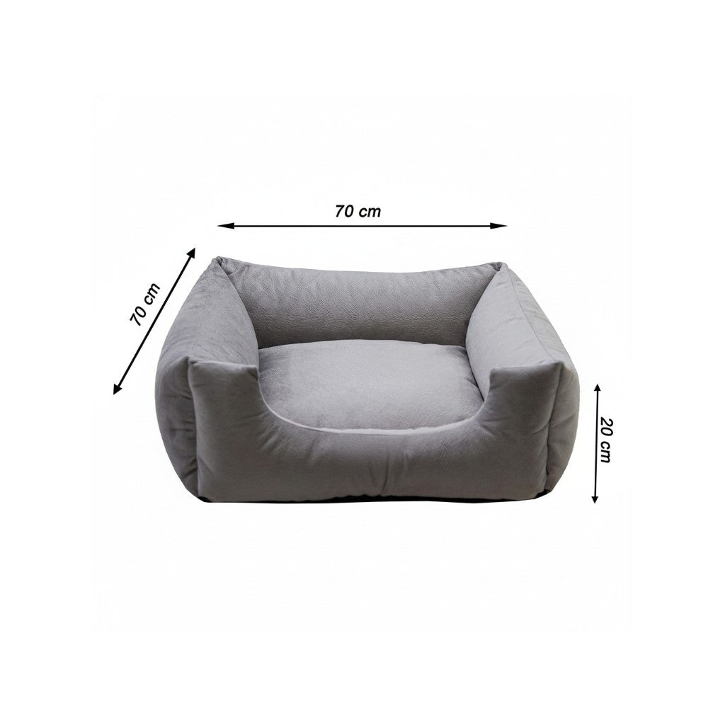 Cama Quadrada Conforto – Cinza