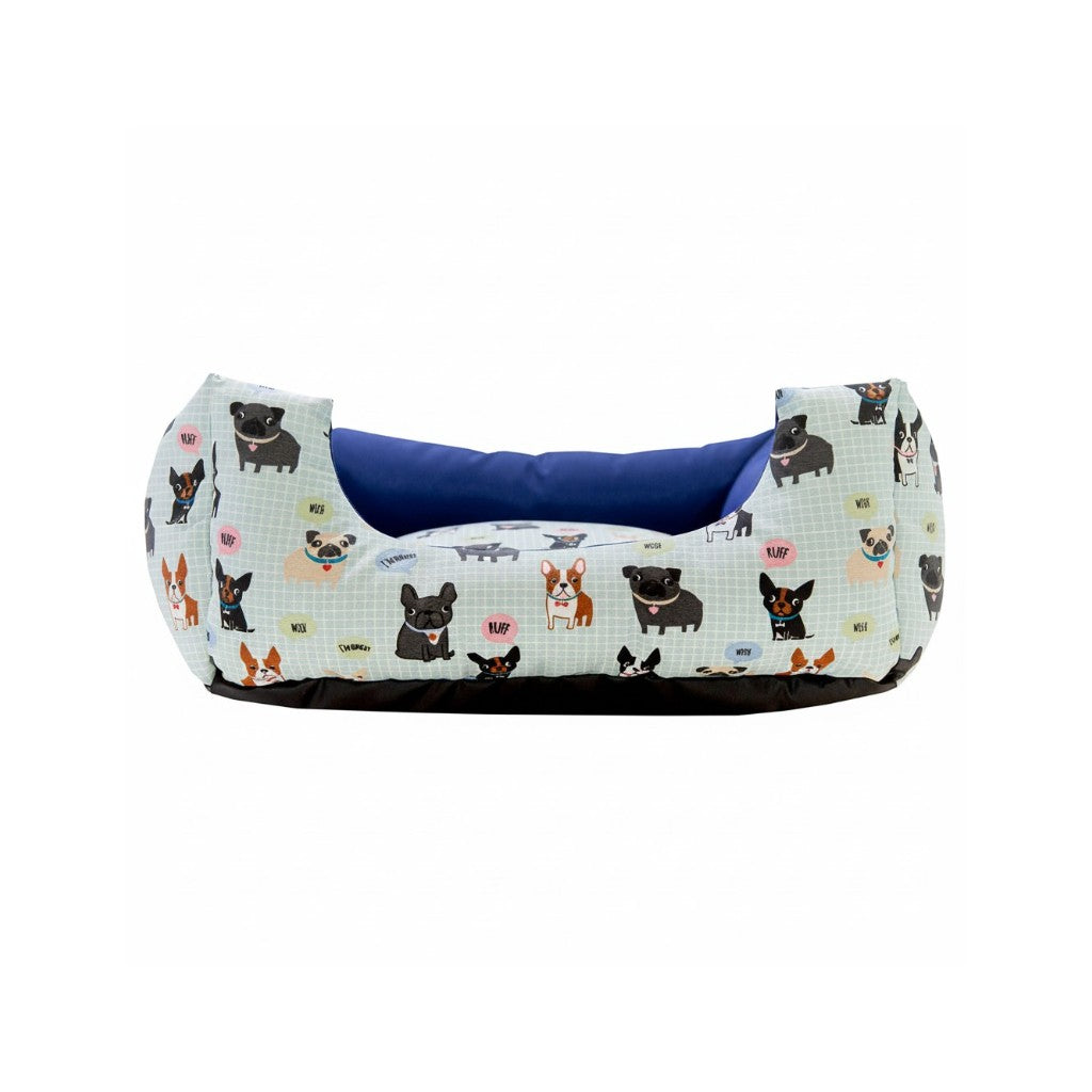Cama Quadrada Impermeável – Azul